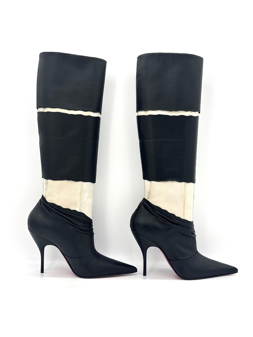 Christian Louboutin x Maison Margiela Xrismarteen 100 Knee High Boots 37 - Picture 6 of 9